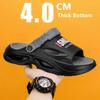 Men Massage Slippers Slides Indoor Outdoor Sandals Beach Casual Shoes Comfortable Sole Men's Slippers