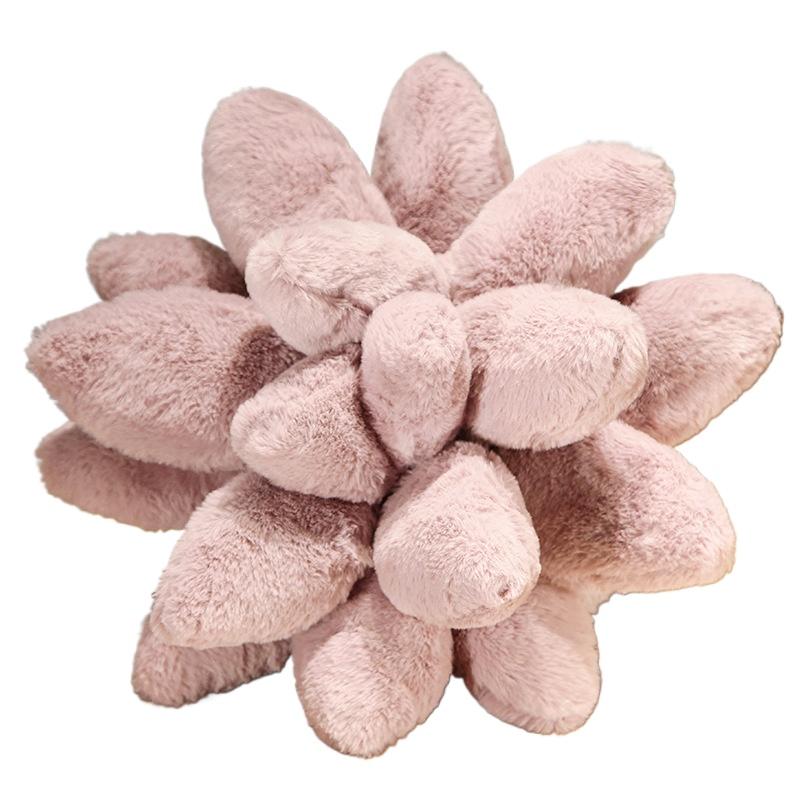 25cm Lifelike Succulent Plants Plush Stuffed Toys Soft Doll Creative Potted Flowers Pillow Chair Cushion for Girls Kids Gift