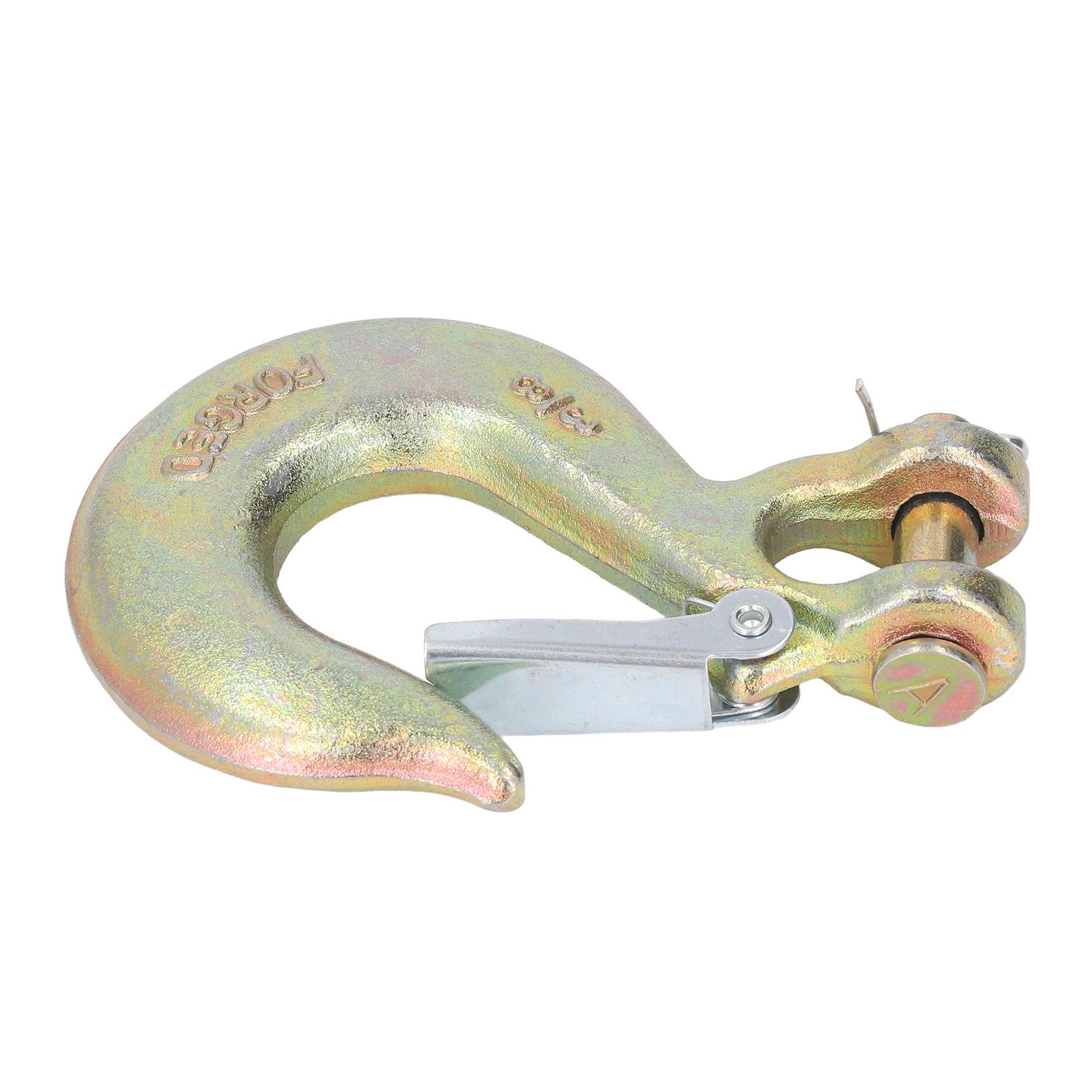 

2 шт. 38 дюймов Крюк-скоба G70 Кованая легированная сталь Крюк с защелкой для подъемного оборудования