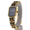 CHANEL Premiere L Watches H0001 blackDial Plated Gold/leather Quartz Analog display Women Used