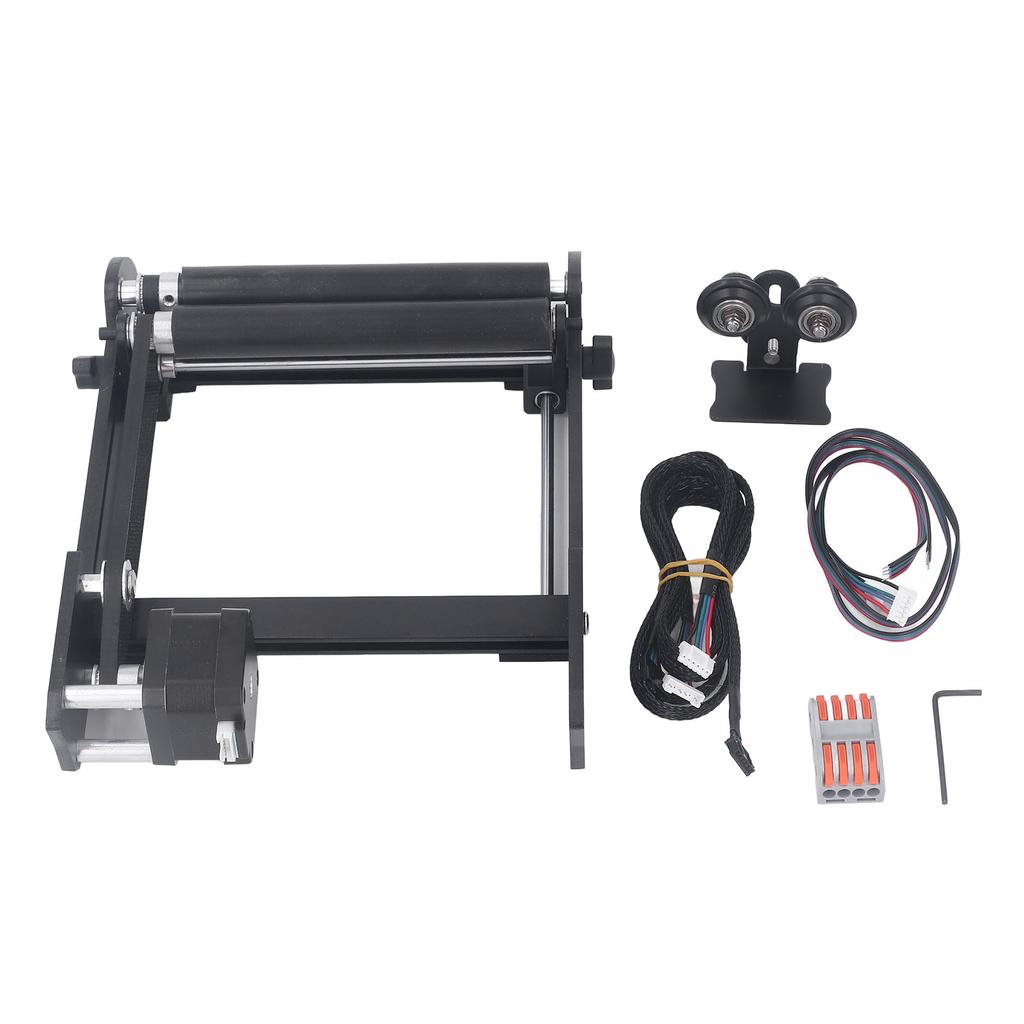 3-stufige Breiten Gravur Y-Achsen Rolle 360 Grad Rotierender Sechskantschlüssel Gravierer Rolle Rotierendes Modul