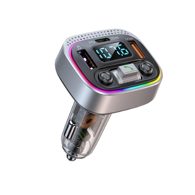 FM Transmitter Car Adapter Wireless5.0Car radio kit for hands-free calling MP3Player Receiver HiFi Bass support U Disk