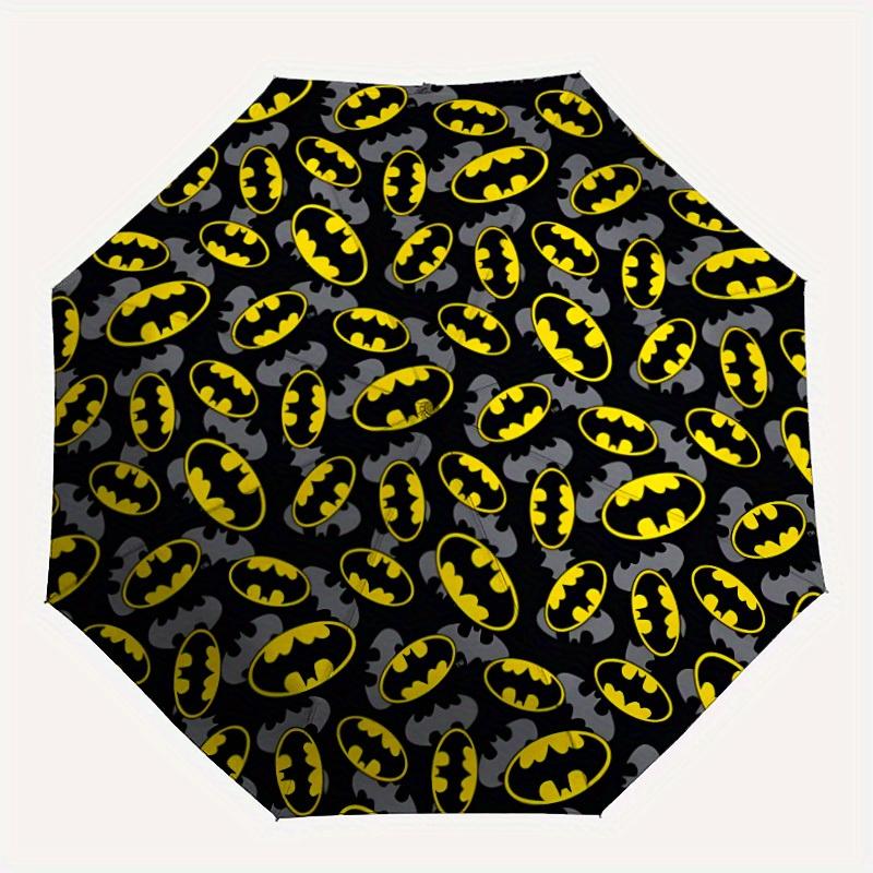 

1pc batmanDesign Automatic Opening/Closing Folding Umbrella with 8 Iron Ribs, Portable Sunshade for Men and Women y250724032