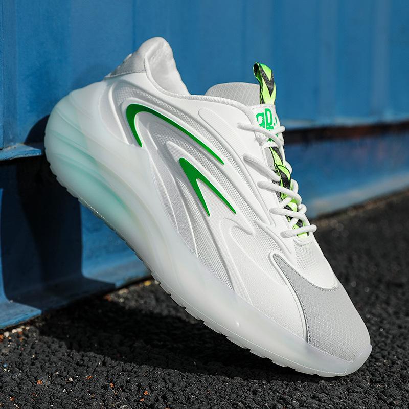 

Мужская обувь, новая весенняя дышащая белая обувь, повседневные кроссовки, легкая мужская обувь на толстой подошве 44