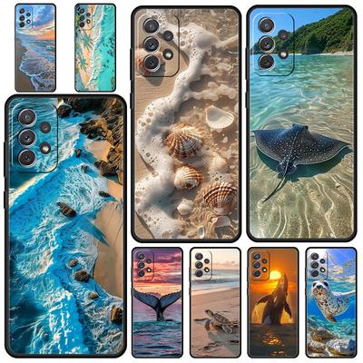 Handyhülle Für Samsung A17 A15 A13 A51 A71 A41 A31 A21S A07 A05 A35 A55 A23 A25 A33 A53 A73 5G Hülle Meereslandschaft Welle Strand