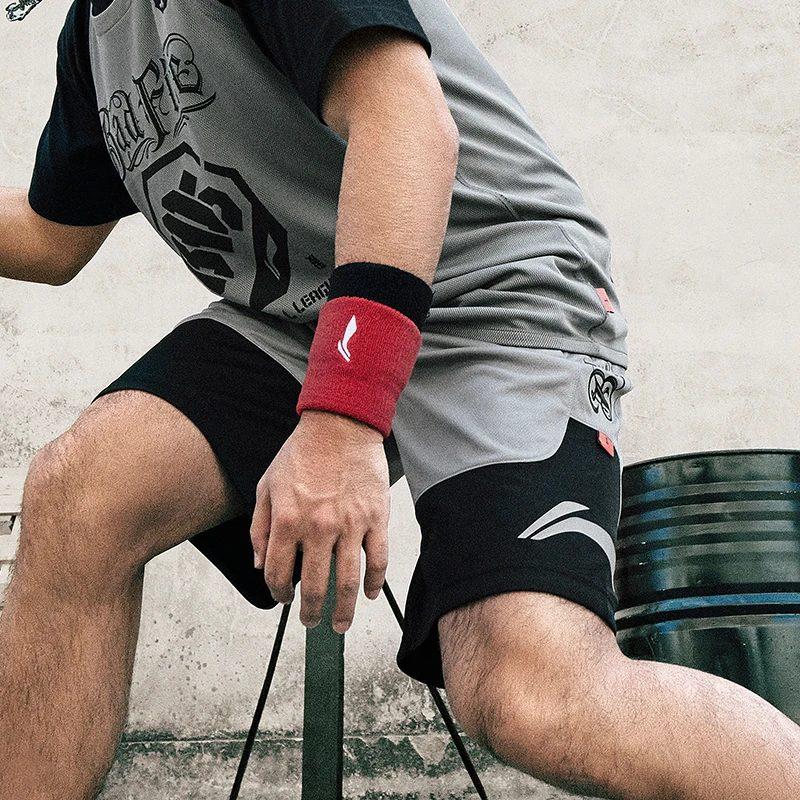 Li Ning Sports Shorts Men's Shark Gray Black AAPT045-9