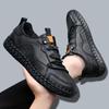 Trendy Men's Casual Leather Shoes Minimalist and Versatile Design Style Daily Office Outdoor Party Comfortable Walking Shoes