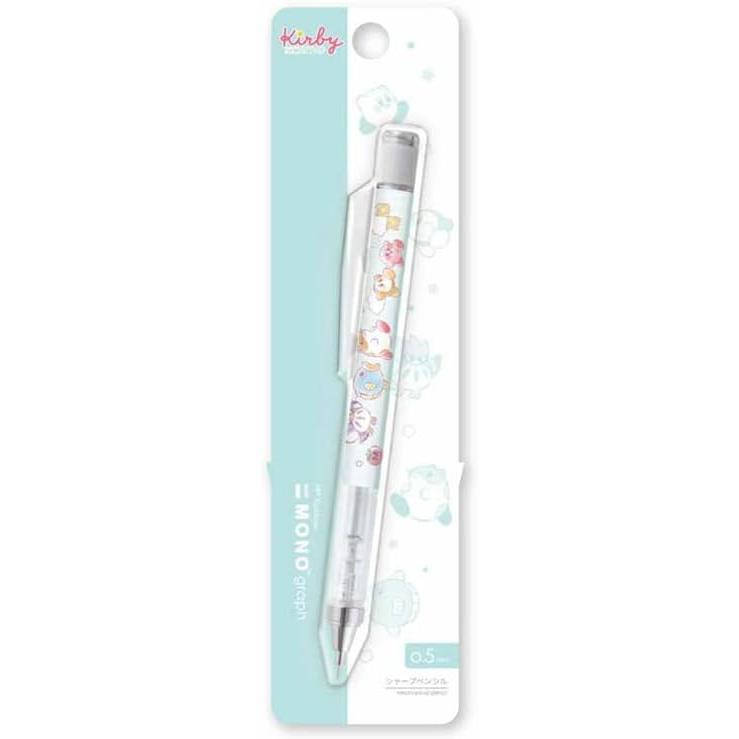 Kamio Japan Kirby Monograph Mechanical Pencil PUPUPU STAGE CUTE MODEL kirby MONO Sharp Pen 0.5mm Lead