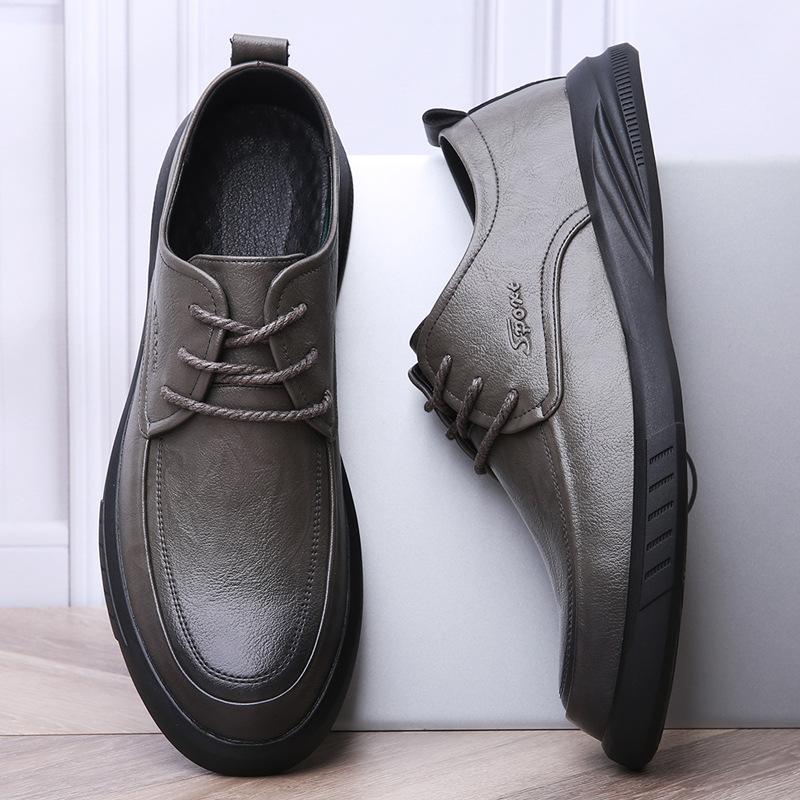 

Factory direct sales 2025 new autumn men s shoes breathable leather business trend casual leather shoes men s Korean version single shoes 44