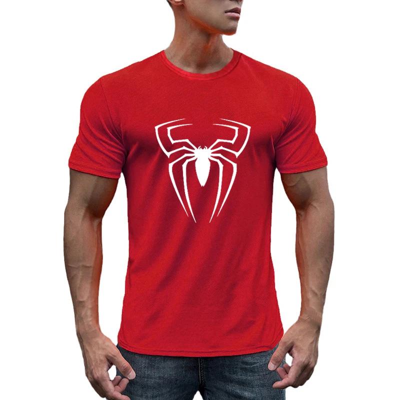 Sommer Herren Atmungsaktives Mesh Schnelltrocknend Locker Kurzarm T-Shirt Mode Bedruckt Lässig Joggen Fitnessstudio Bodybuilding Sporttop