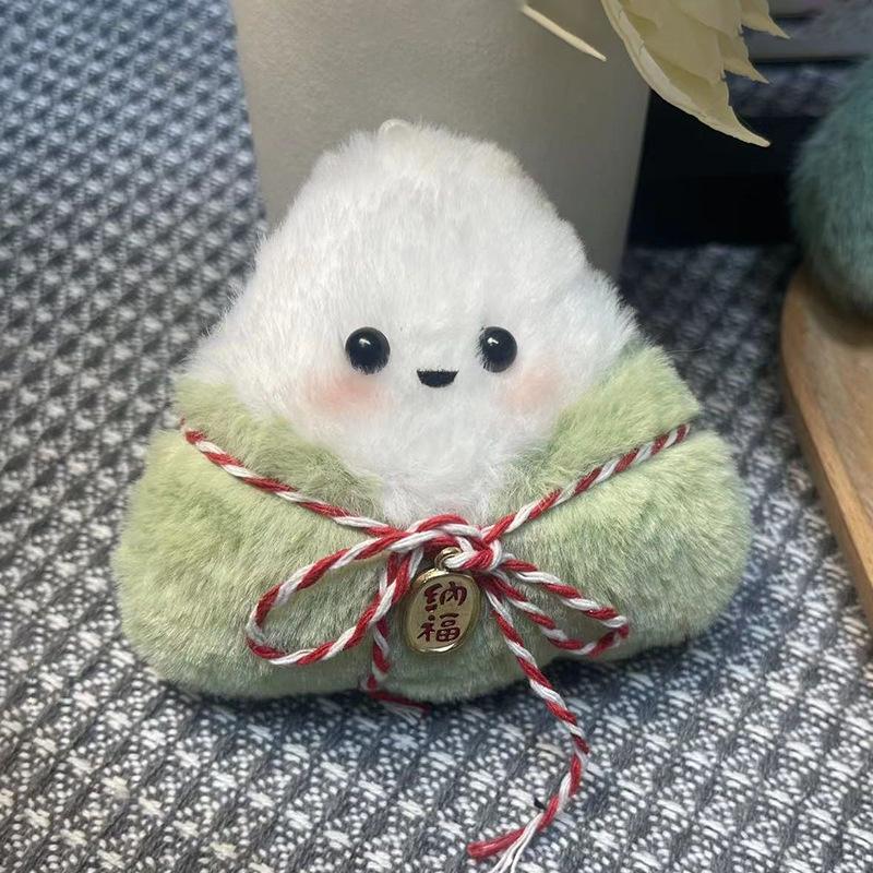 Handmade DIY Rice Dumpling Plush Doll Homemade Material Package Small Pendant Dragon Boat Festival Gift Squeaking Little Doll