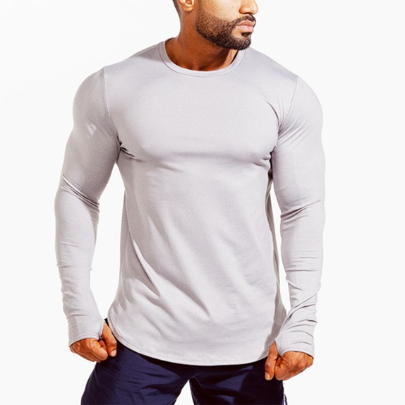 Workout Round Neck Men's T-shirts Loose 