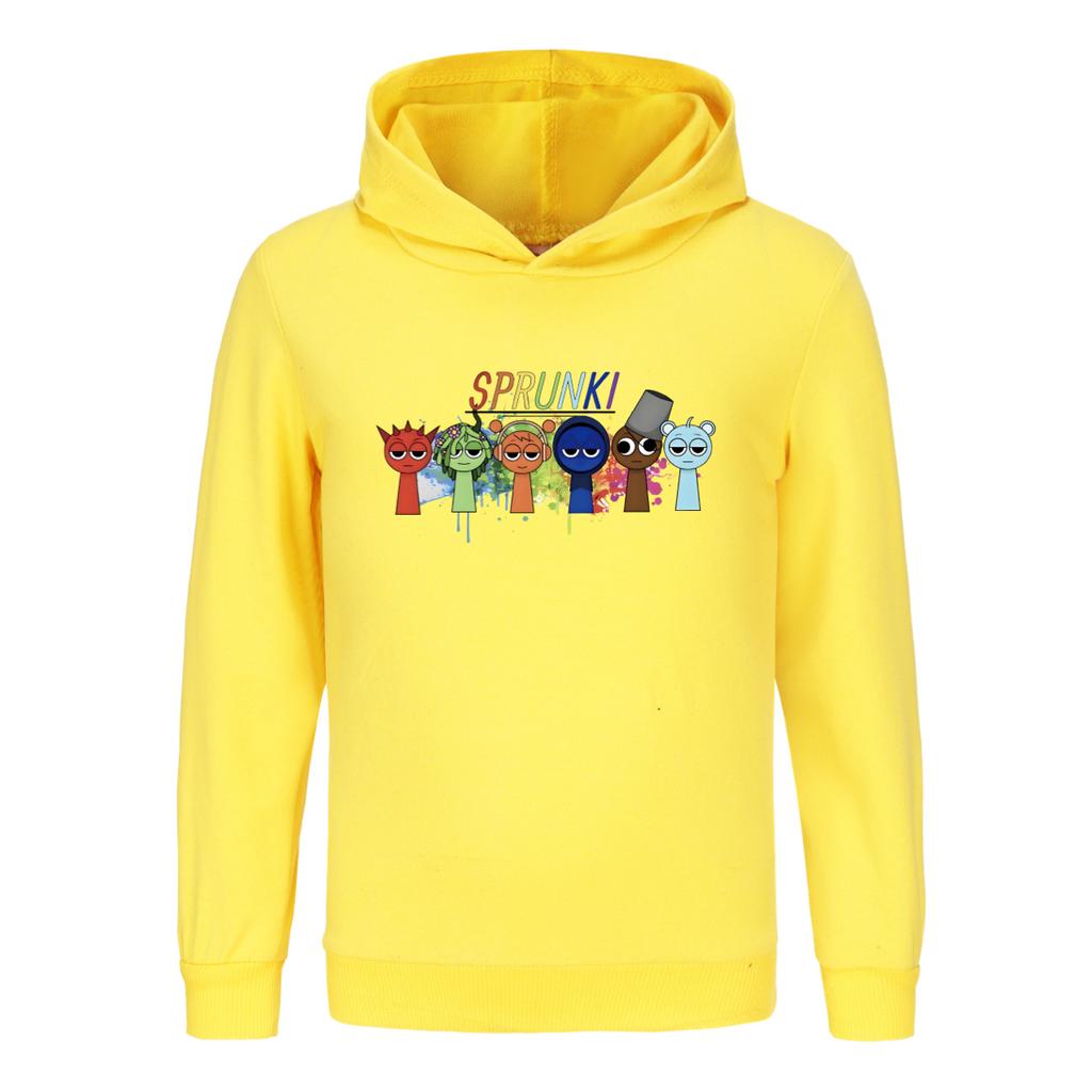 Dziecięca bluza z kapturem 3D Sprunki sweterek dziecięcy