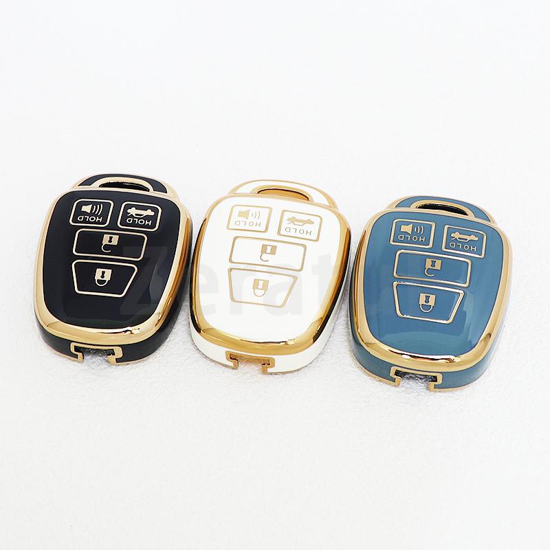 Soft Tpu Car Key Cover Case Keyless For Toyota Camry Rav4 Corolla Tacoma Vios Prius C Highlander Accessories