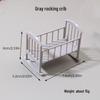 1:12 Mini Dollhouse Children's Bed & Crib Simulation Model