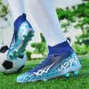 Pink Football Field Boots Men High Top FG Soccer Shoes Man Outdoor Profession Lightweight Men's Artificial Grass Soccer Cleats