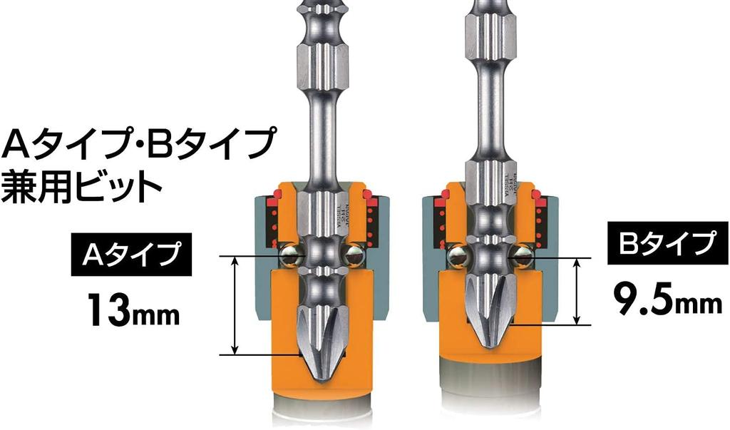 VESSEL Super Torsion Set RS10P2082F Bits, +2x3.7x82, 10-Piece (High Hardness)