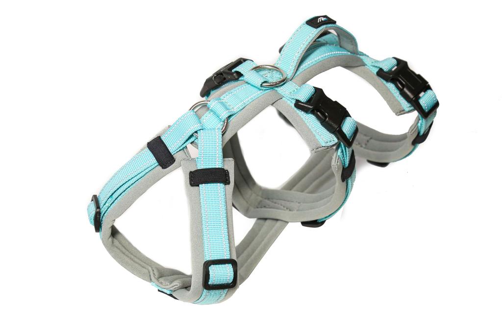 Hakusan Ultra Zero Cushion Harness (Gray X Mint, Small)