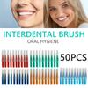 60pcs Interdental Brush Dental Floss Teeth Oral Clean Hygiene Toothpick Tools Toothpick Teeth Brush Oral Care Tool
