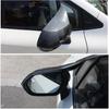 For Toyota Corolla -2023 Car Rearview Side Mirror Cover Horn Wing Cap Exterior Door Rear View Case Trim Shell Housing Add