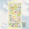 3D Crystal Diamond Cartoon Stickers for Kids - Cute, Decorative & Embossed for Girls