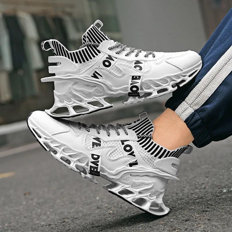 Herbst Herren Neue Trendschuhe Jugend Freizeit Sportschuhe Outdoor atmungsaktive Mode Sneaker Luxus leichtes Laufen