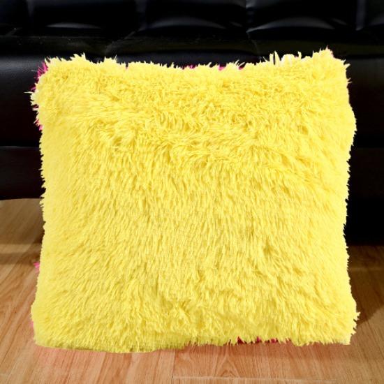 

Плюшевая Однотонная Морской Лев Бархатная Спинка Дивана Квадратная Подушка Квадратная Подушка Кожаная Подушка 43X43cm with pillow core