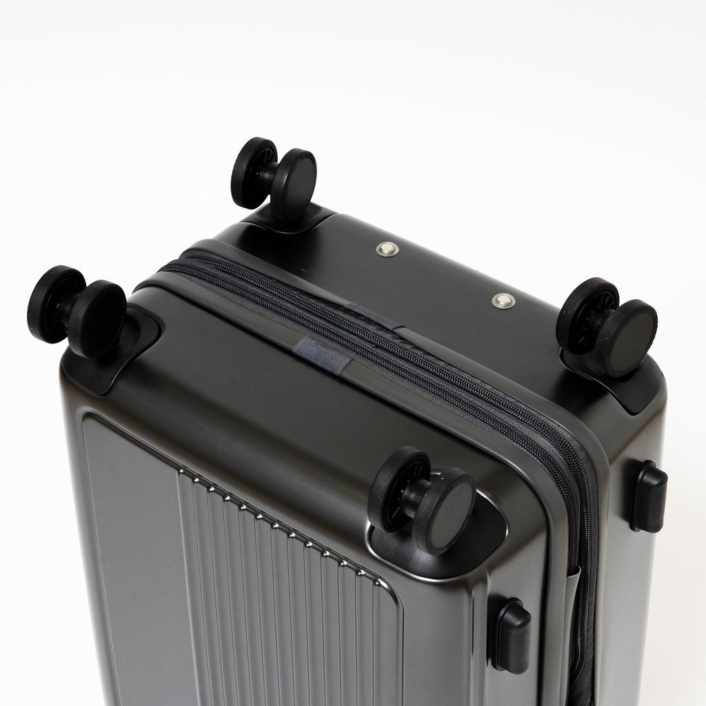 Small Double Green [Logospark] Carry-on Suitcase, Size, 36L, Quiet, Casters, 2.8kg,