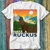 The Deer Animal Make A Ruckus T Shirt Top Tee 605