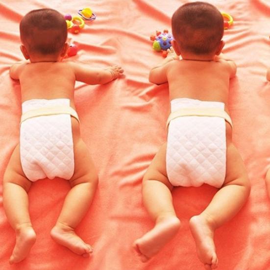 10 piezas de pañales reutilizables para bebés y bebés, insertos de 3 capas de algodón