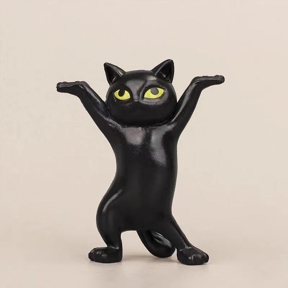 black cat stand