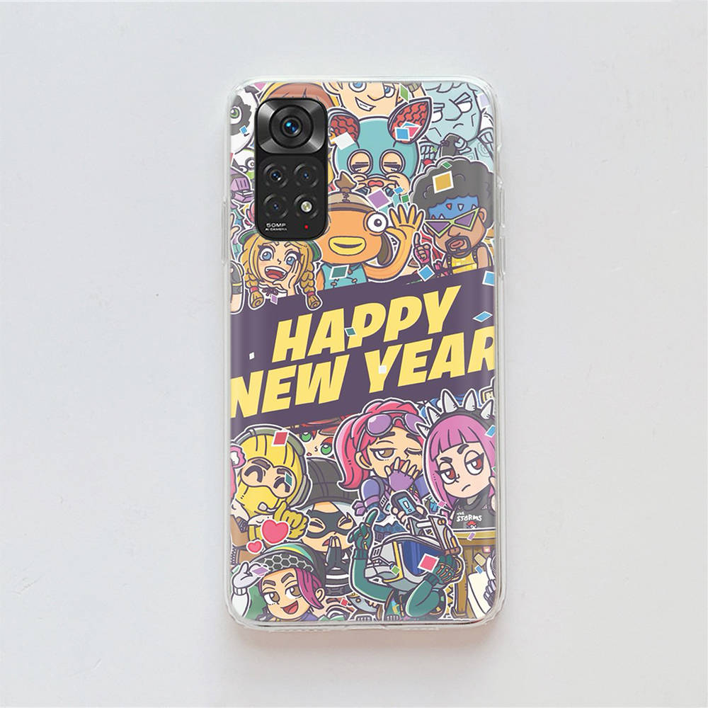 Husă de joc RT88 Fortnite pentru Samsung A04 A14 A23 A34 A54 M23 M33 M52 M53 Realme 10 9 C30S C35 C55 VIVO Y02S Y21 Y33S Y51 X80 Pro Husă transparentă