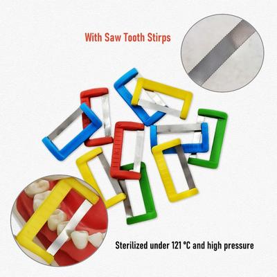 Tiras de Pulido Dental Tiras de Corte Dental Ortodóntico Interproximal Pulido de Esmalte Herramienta Reductora de Esmalte Dental Blanqueamiento Dental