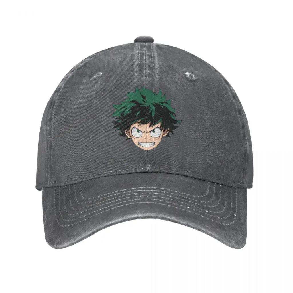 Boku No My Hero Academia Anime Czapka Wiosna Lato Dla Chłopca Dziewczynki Czapki Baseballowe Modne Izuku Midoriya Nakrycia Głowy Dżinsowe Sportowa Casquette