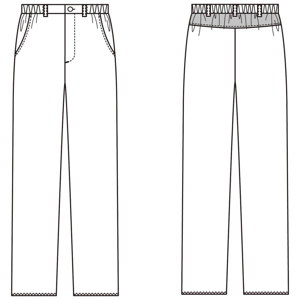 Fork Medical Scrub Pants 5030SC, Dark Navy, Size 3L