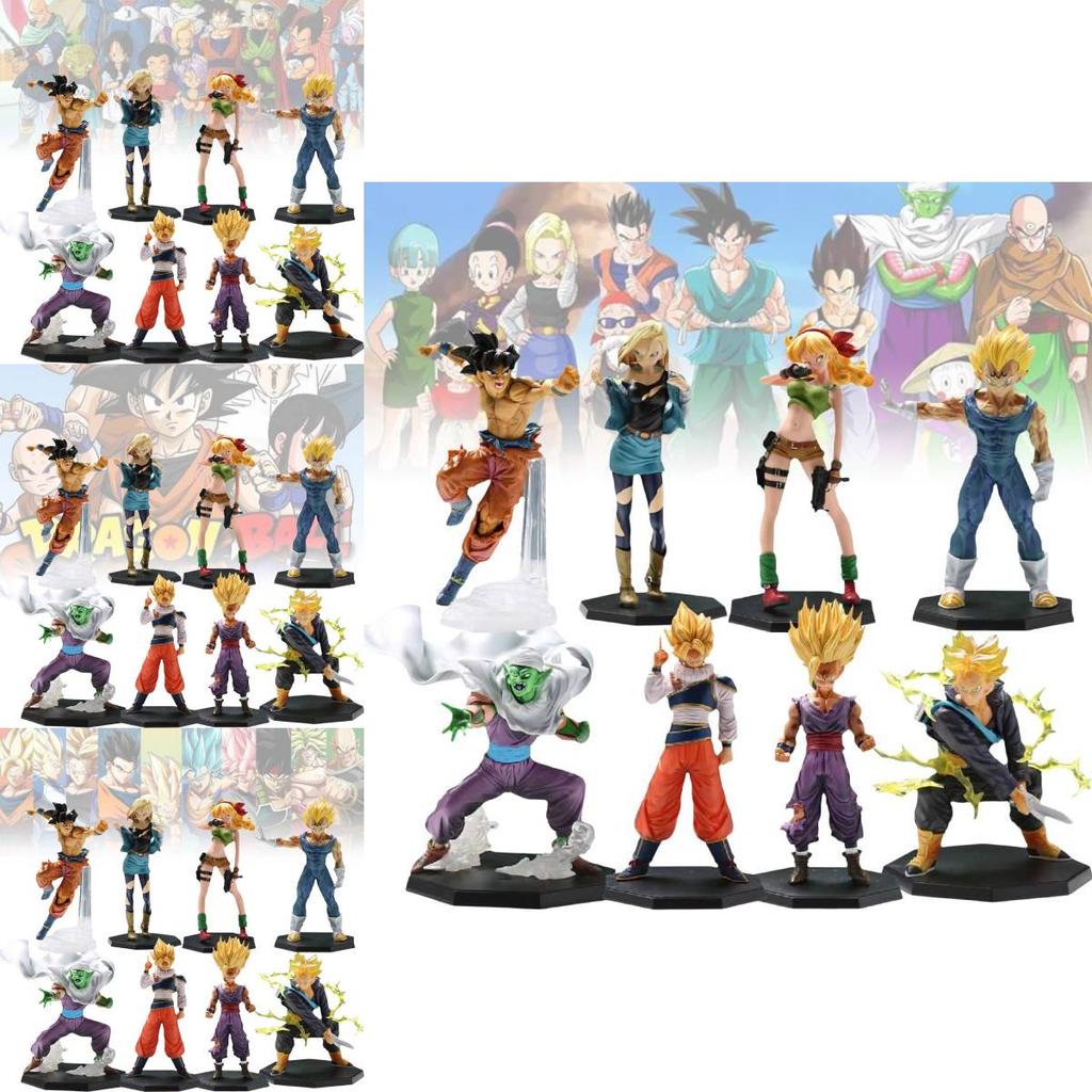 Collectible Pvc Dragon Ball Son Goku Majin Vegeta Green Outfit Figure Display Model