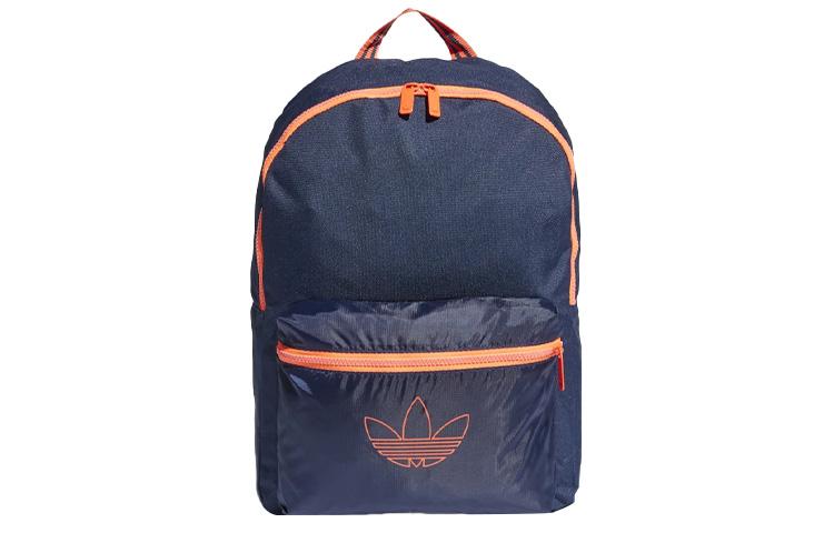 Adidas Originals Trefoil Polyester Backpack Unisex Dark Blue FN2058