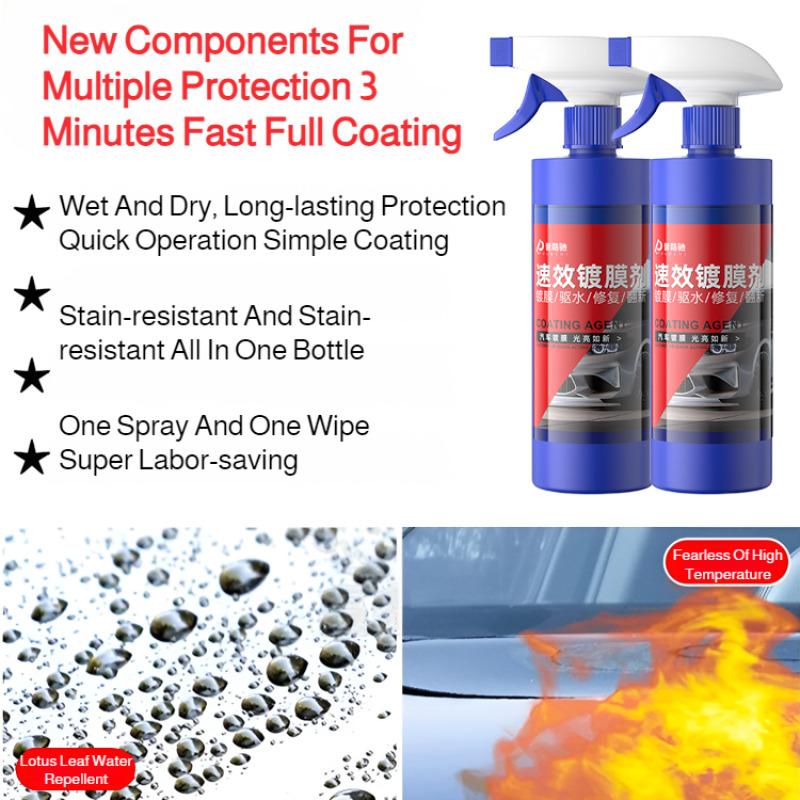 Auto Kristall Nano Beschichtung Auto Beschichtung Autopolitur Wachsspray Premium Auto Beschichtungsmittel Politur Auto Wasserabweisende Glasur