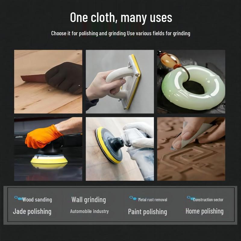 Tearable Abrasive Cloth Roll - Sandpaper for Woodworking, Grinding, Polishing, and Sanding (240/400/600 Grit)