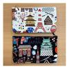 Kyoyu Made in Japan Pouch Accessory Case Slightly Larger 13.5×23×1.5cm Mt. Fuji Asakusa Kyoto Cotton