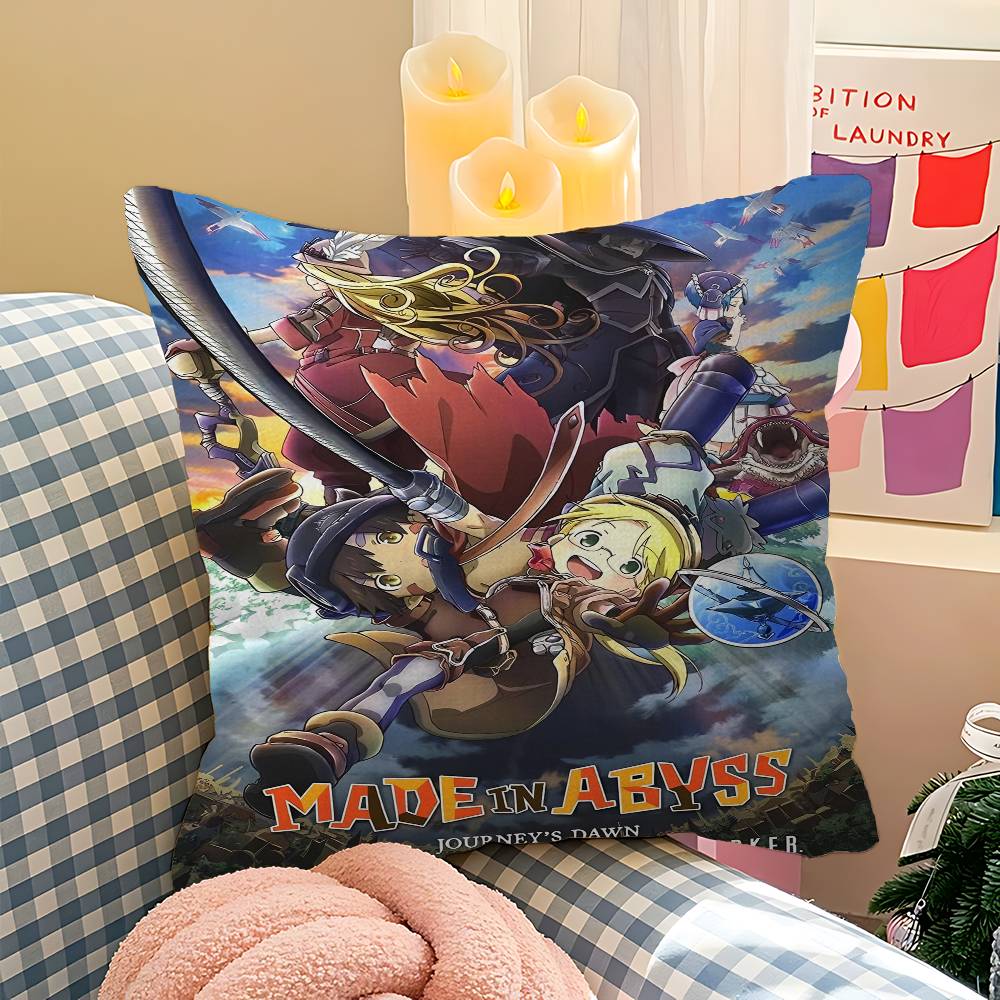 Made In Abyss Anime Cushion Cover Decorative Pillow Sofa Home Decor Case Pillow Cases