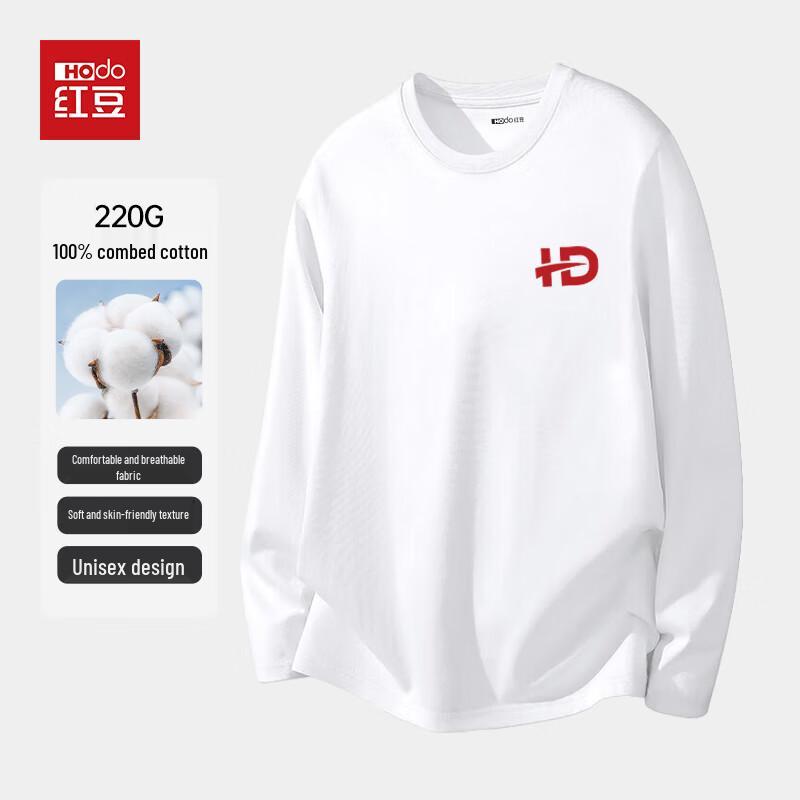 

Hodo Men s 100% Cotton Long Sleeve Round Neck T-Shirt 5XL