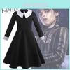 Neues Kinder Langarmkleid Addams Family Cosplay Prinzessinnenstil