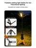 Retractable 3000 Lumens Folding Camping Lantern with Stand and Atmosphere Lighting