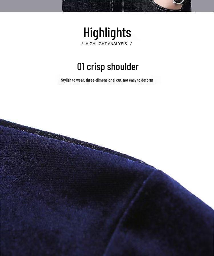 Men's Trendy Gold Velvet Hoodie: Stylish Autumn/Winter Base Layer Wearable Inside or Out