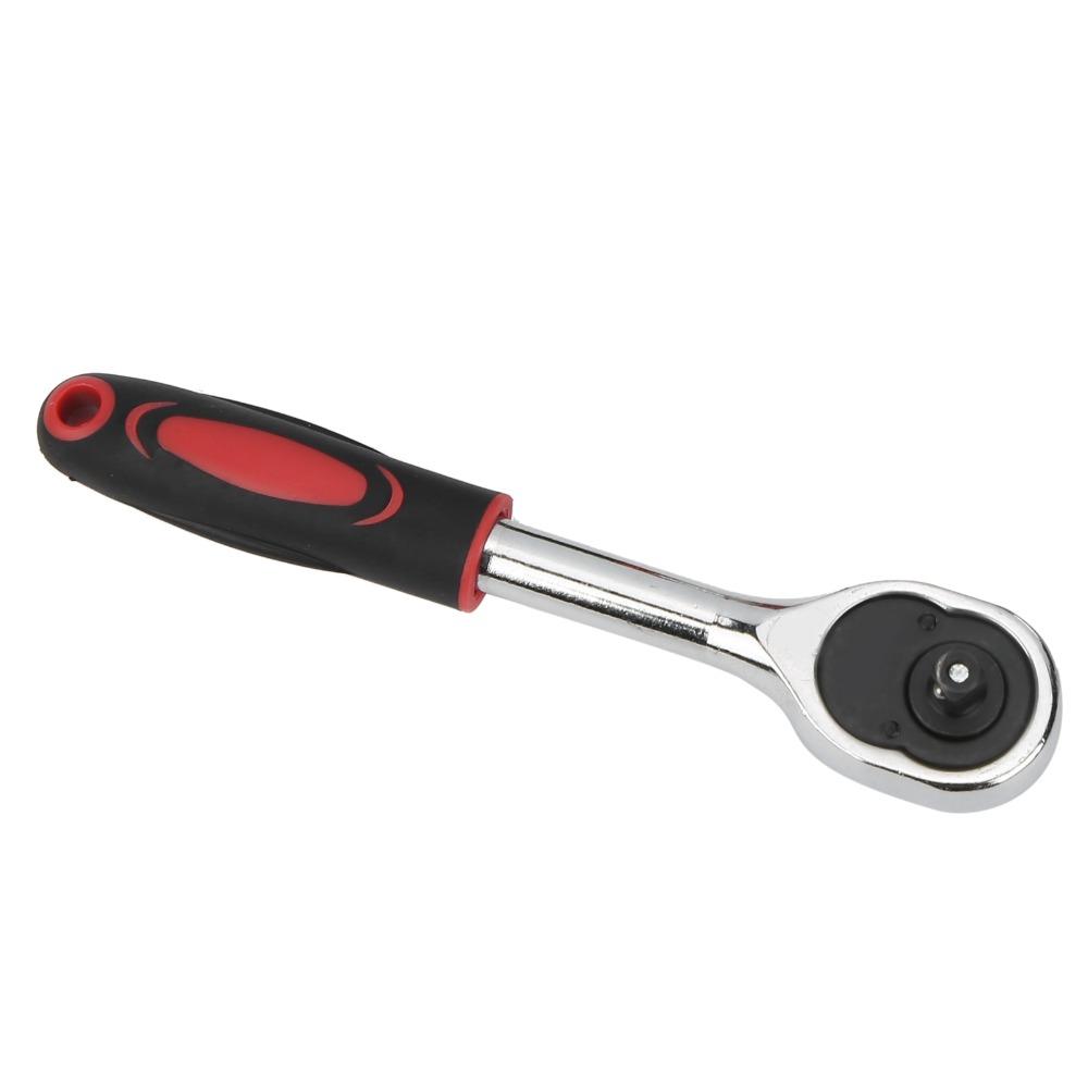 8 Inch Ratchet Wrench 1/4" Drive Hand Tool  for Filter, Spark Plug, Lug Nut, Garage Repairing