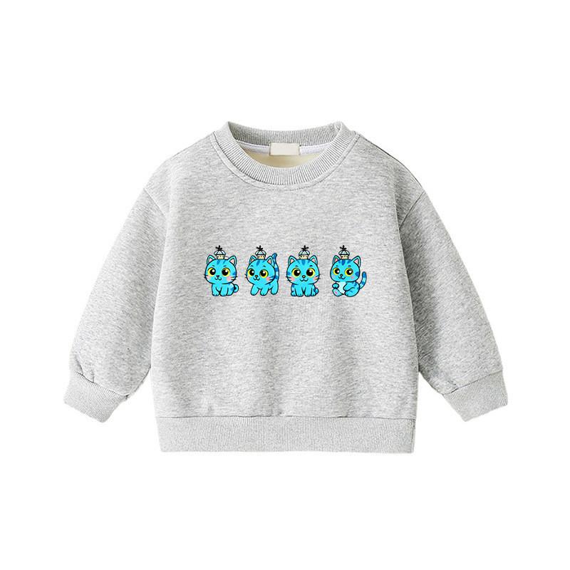 Kids Girls Sweatshirt Fashion Cute Depry Kpop Hunters Rumi Zoey Mira Print Long Sleeves Top