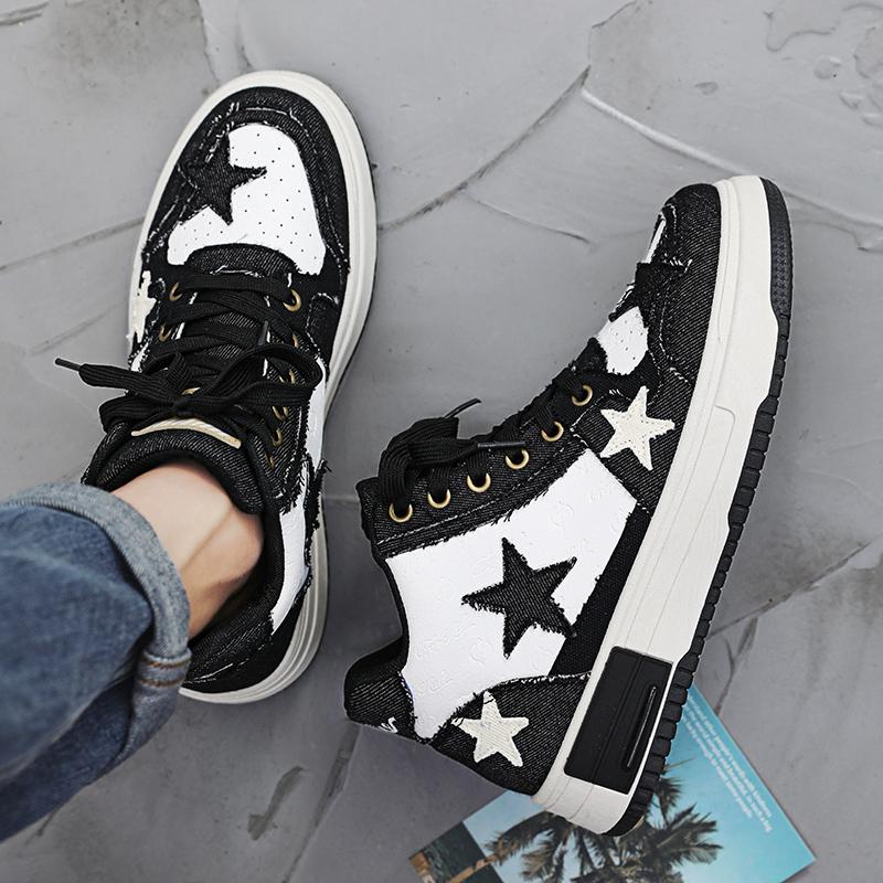 Модная крутая корейская модная спортивная обувь с высоким берцем — фото 13