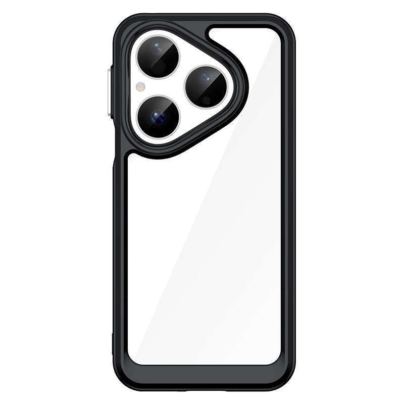 For Huawei Pura 80 Case Huawei Pura 80 Pro+ Pura 80 Ultra Cover Bumper Shockproof Clear PC + Silicone Protective Phone Cover