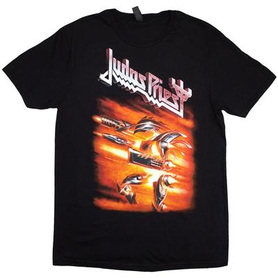 Judas Priest T Shirt Firepower Album Band Logo New Official Mens Black